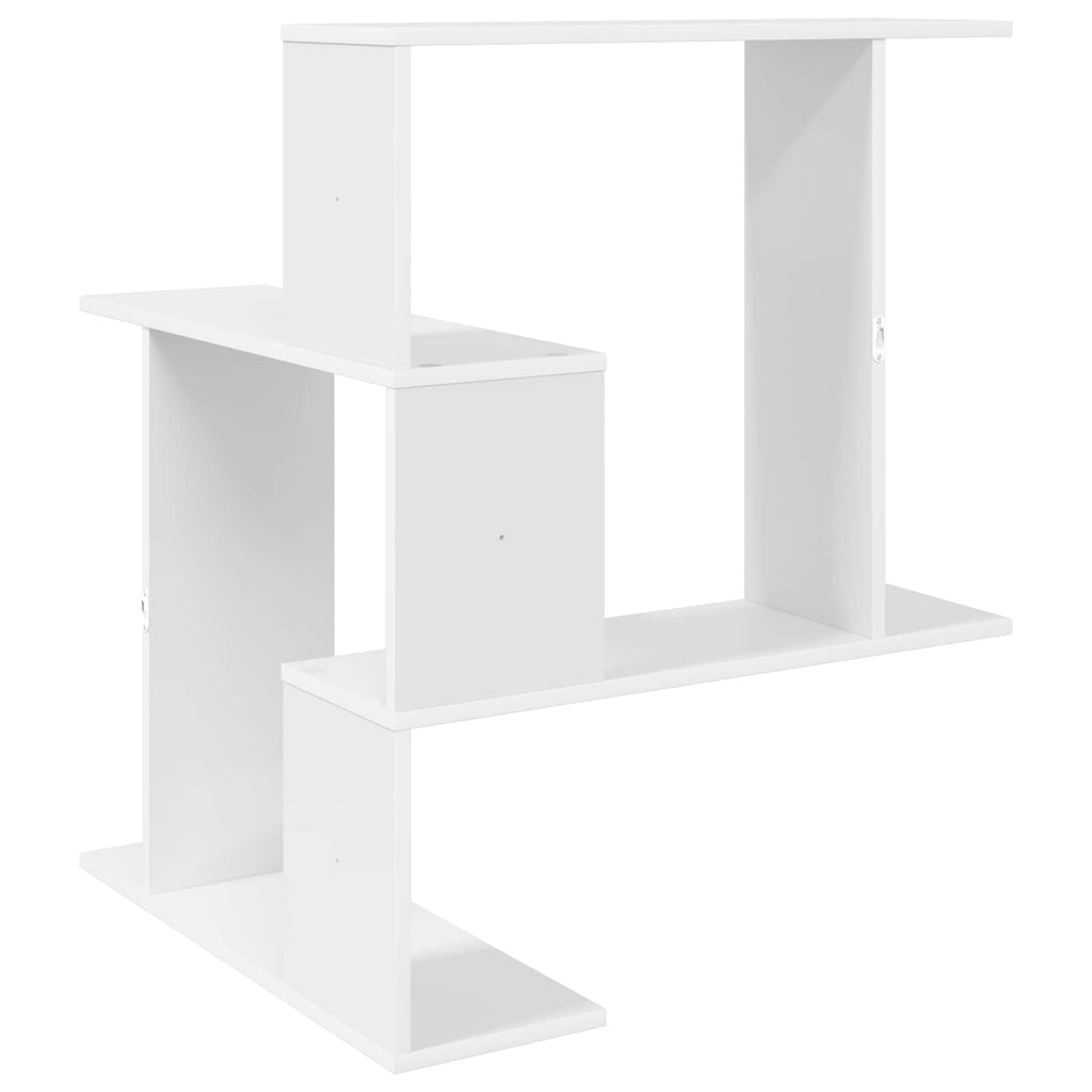 Wandregal Weiß 67 x 67 x 87 cm Holzwerkstoff