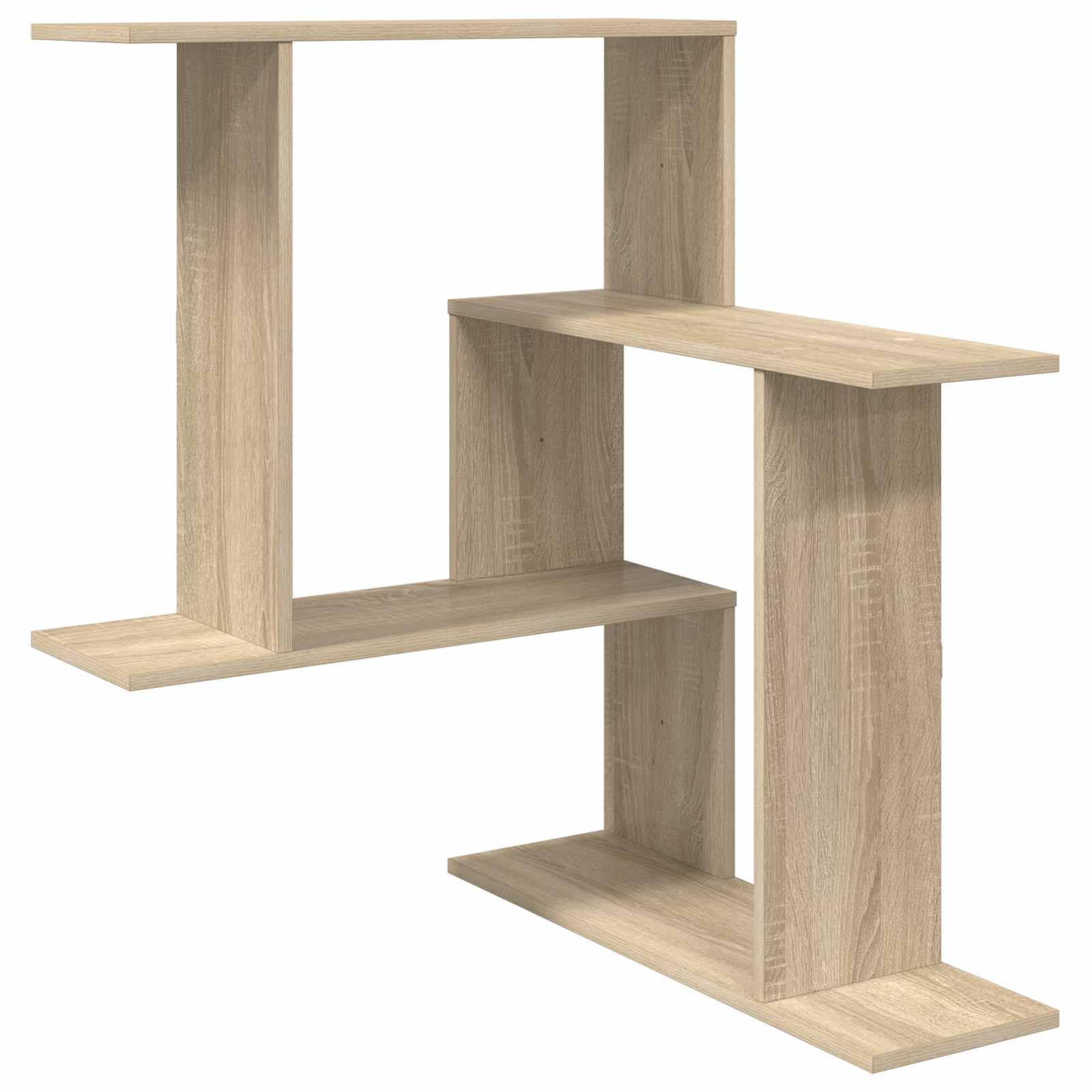 Wandregal Sonoma-Eiche 67 x 67 x 87 cm Holzwerkstoff