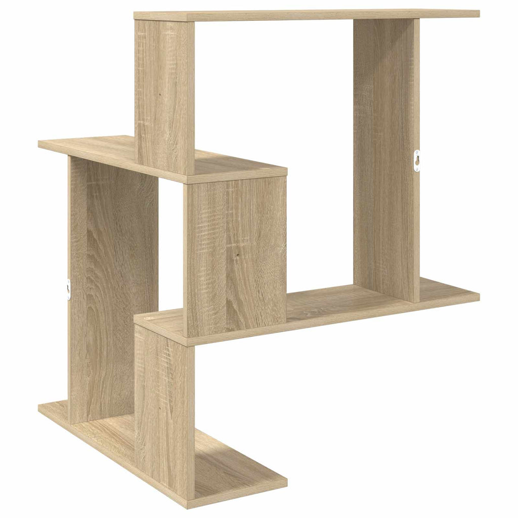 Wandregal Sonoma-Eiche 67 x 67 x 87 cm Holzwerkstoff