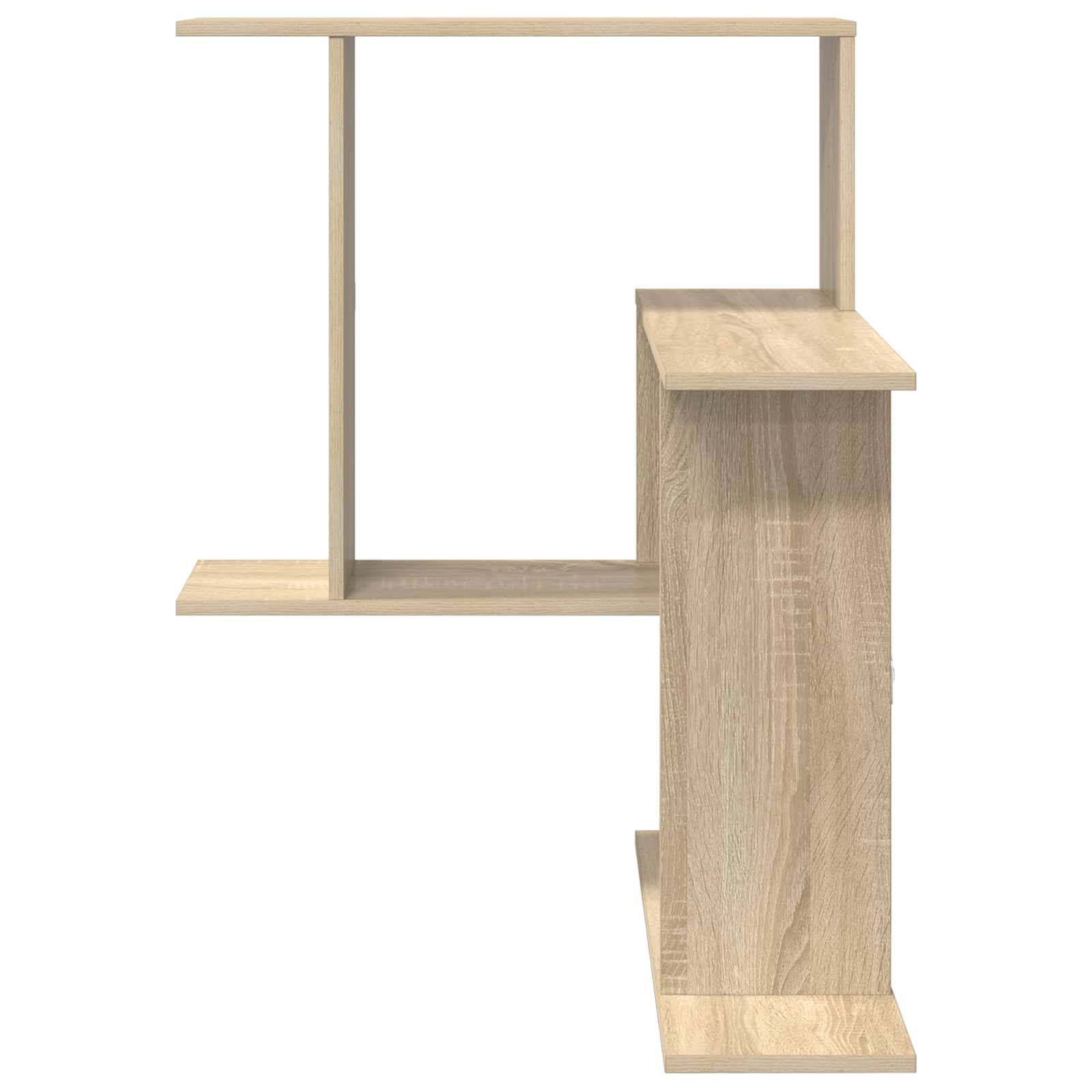 Wandregal Sonoma-Eiche 67 x 67 x 87 cm Holzwerkstoff