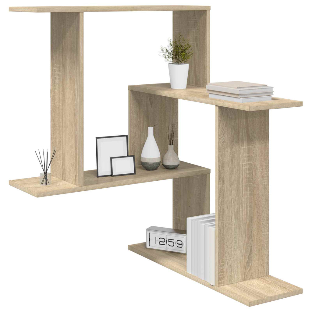 Wandregal Sonoma-Eiche 67 x 67 x 87 cm Holzwerkstoff