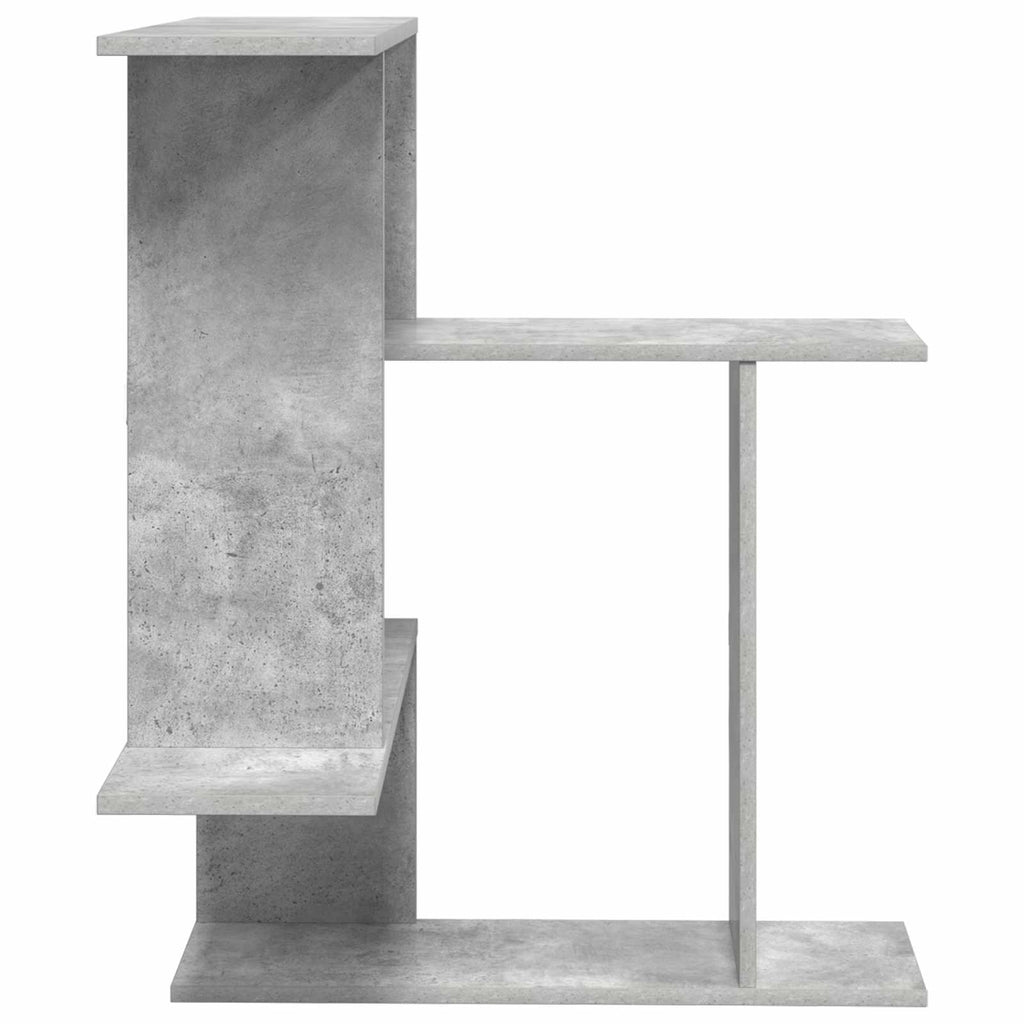 Wandregal Betongrau 67 x 67 x 87 cm Holzwerkstoff