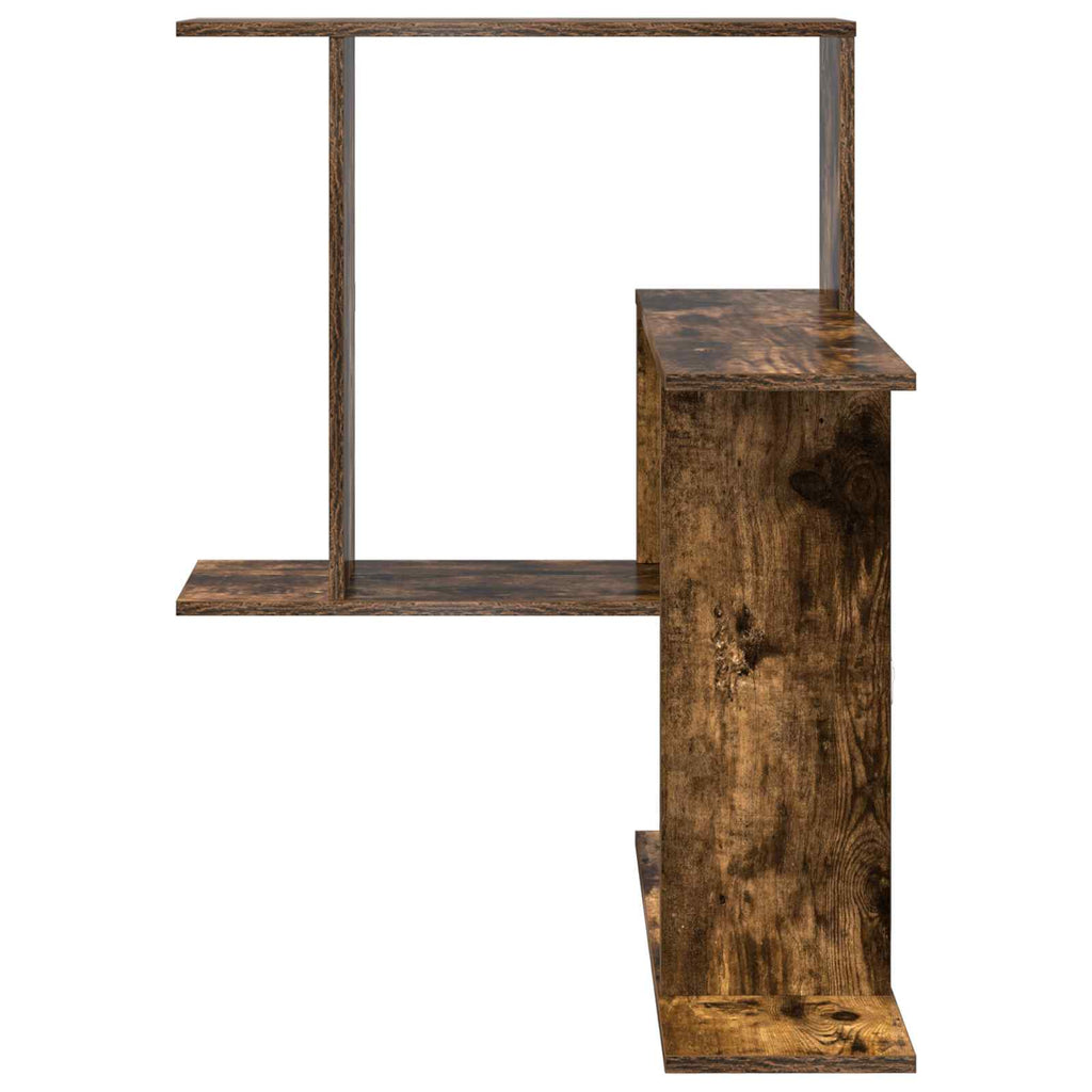 Wandregal Raucheiche 67 x 67 x 87 cm Holzwerkstoff