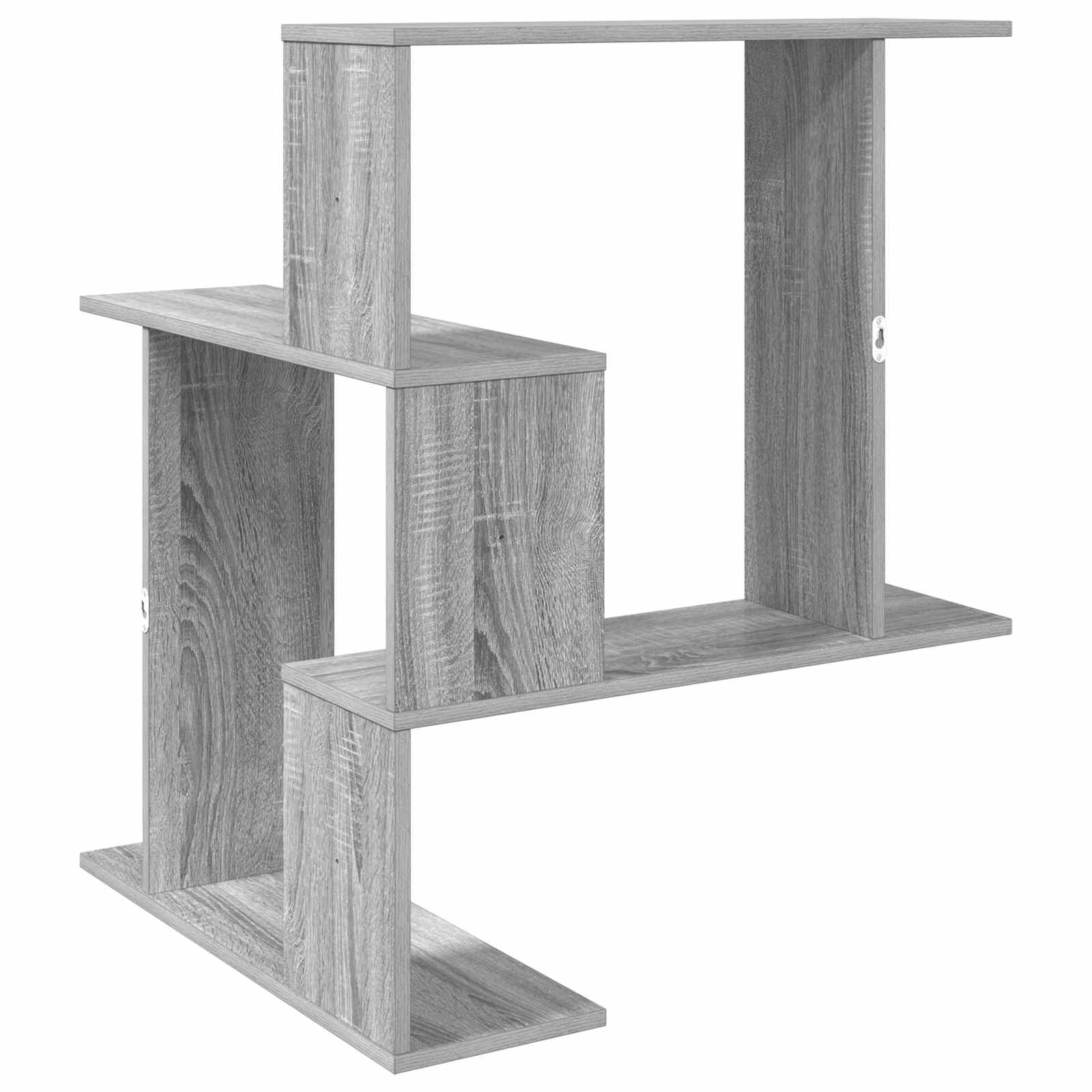 Wandregal Sonoma-Grau 67 x 67 x 87 cm Holzwerkstoff