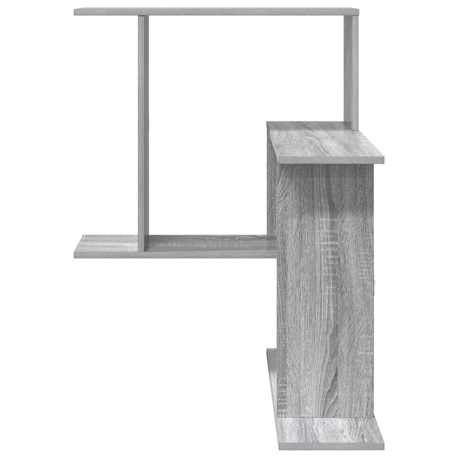 Wandregal Sonoma-Grau 67 x 67 x 87 cm Holzwerkstoff
