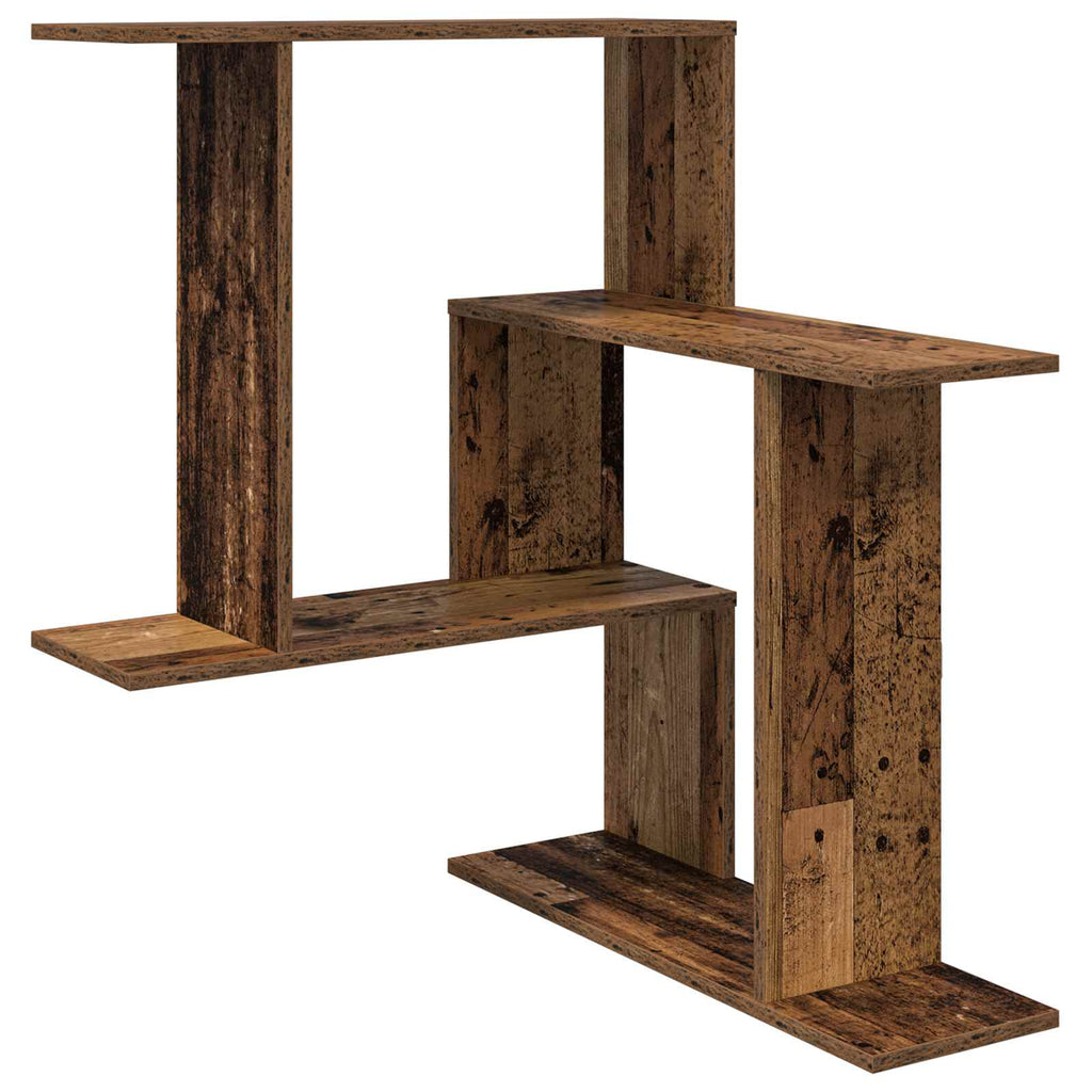 Wandregal Altholz 67 x 67 x 87 cm Holzwerkstoff