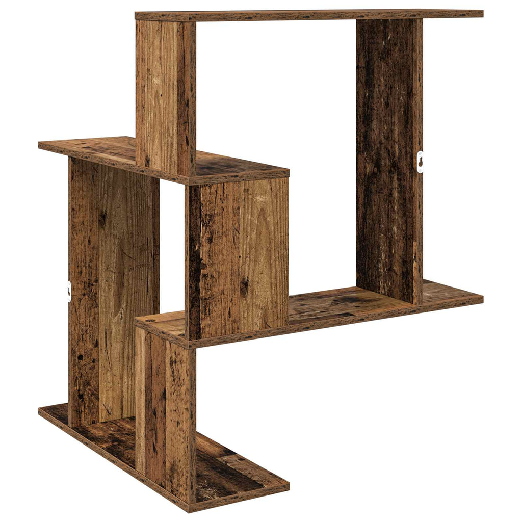 Wandregal Altholz 67 x 67 x 87 cm Holzwerkstoff