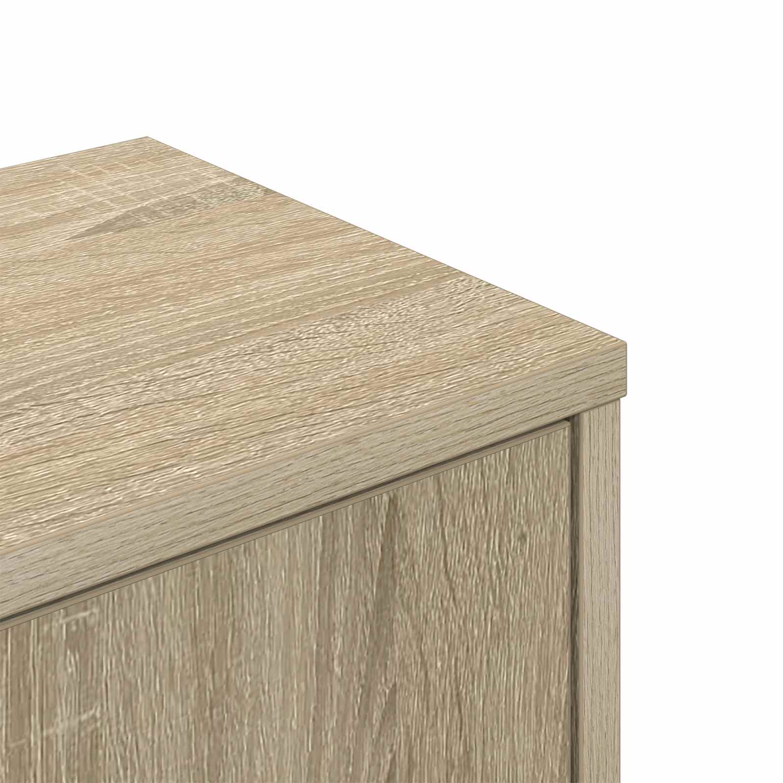 Wand-Eckregal Sonoma-Eiche 48 x 48 x 120 cm Holzwerkstoff