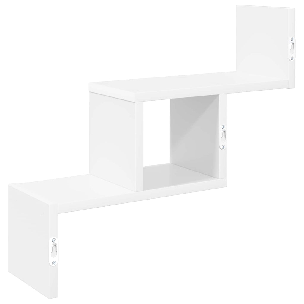 Wandregal Weiß 48 x 15 x 42 cm Holzwerkstoff