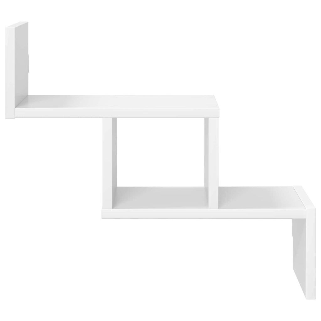 Wandregal Weiß 48 x 15 x 42 cm Holzwerkstoff