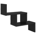Wandregal Schwarze Eiche 48 x 15 x 42 cm Holzwerkstoff