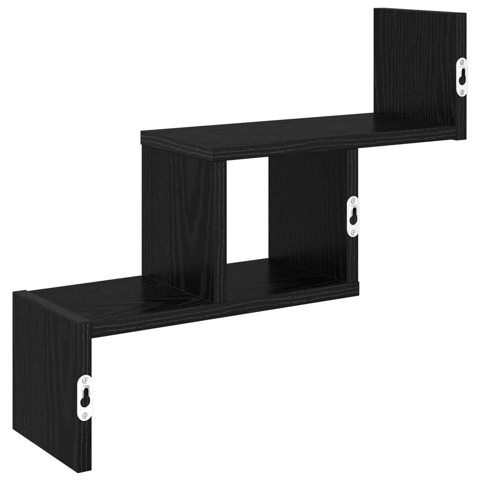 Wandregal Schwarze Eiche 48 x 15 x 42 cm Holzwerkstoff