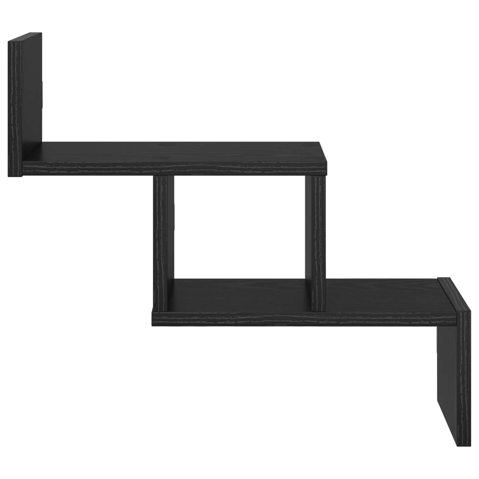 Wandregal Schwarze Eiche 48 x 15 x 42 cm Holzwerkstoff