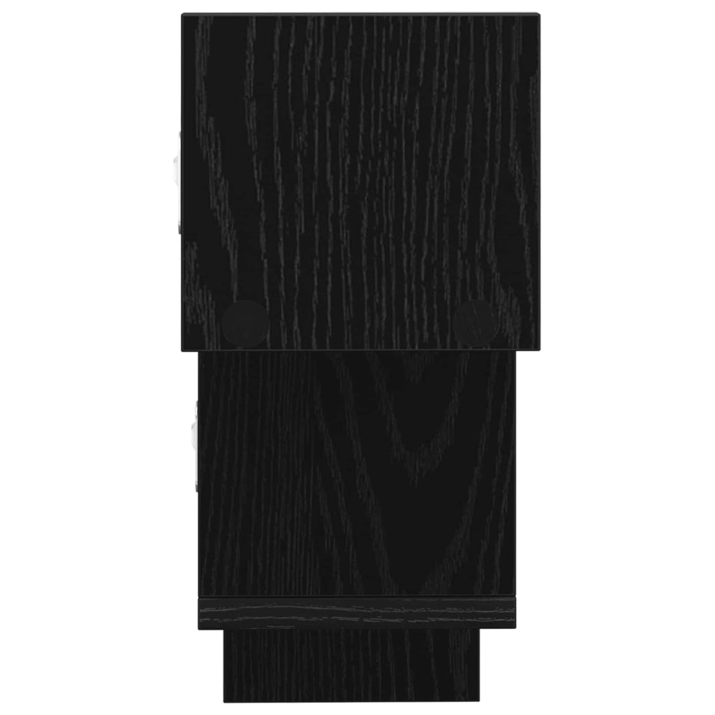 Wandregal Schwarze Eiche 48 x 15 x 42 cm Holzwerkstoff