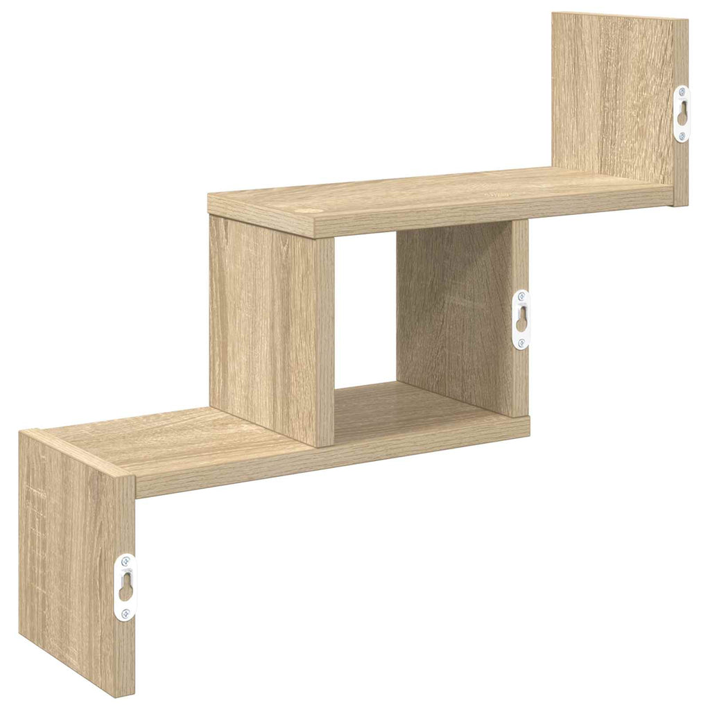 Wandregal Sonoma-Eiche 48 x 15 x 42 cm Holzwerkstoff