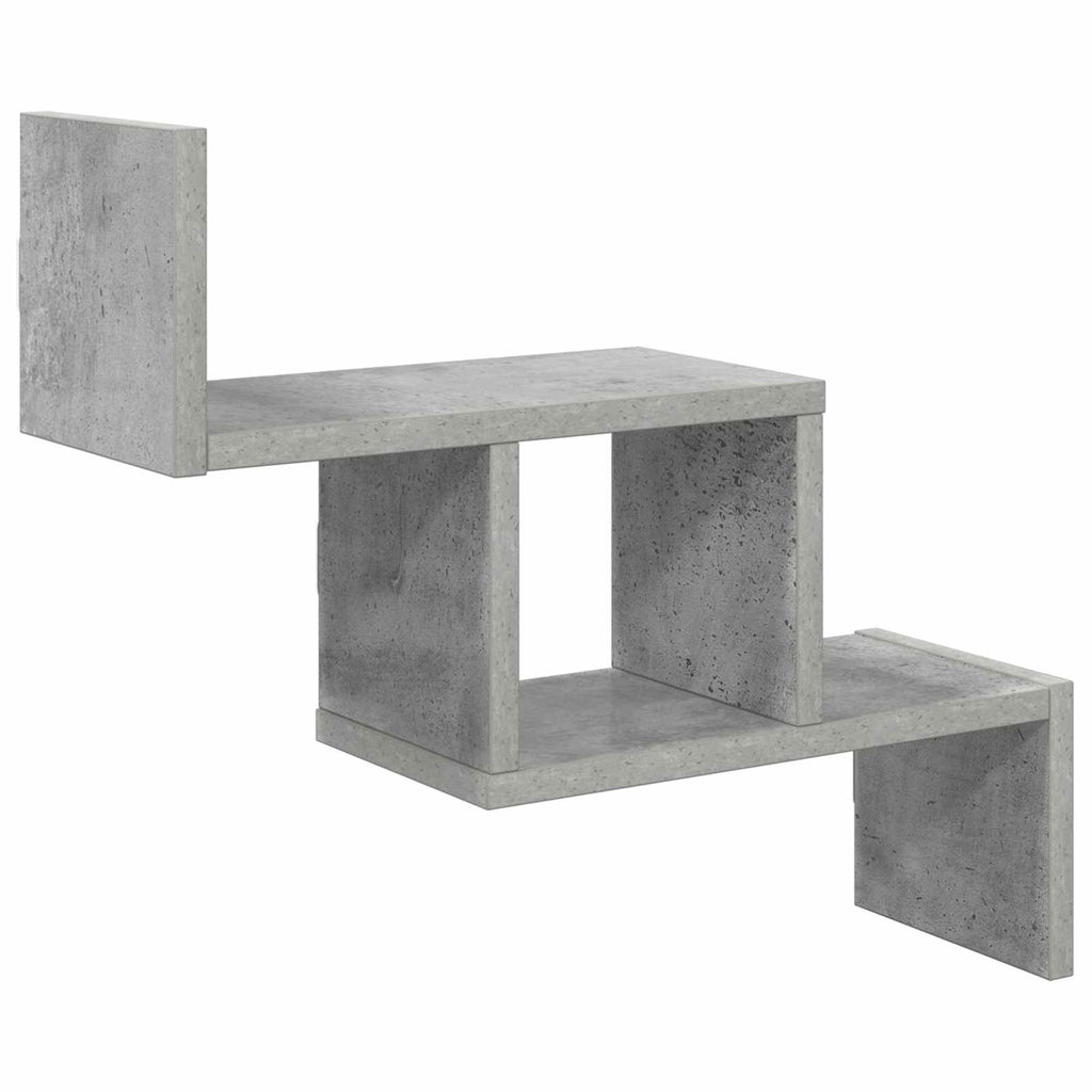 Wandregal Betongrau 48 x 15 x 42 cm Holzwerkstoff
