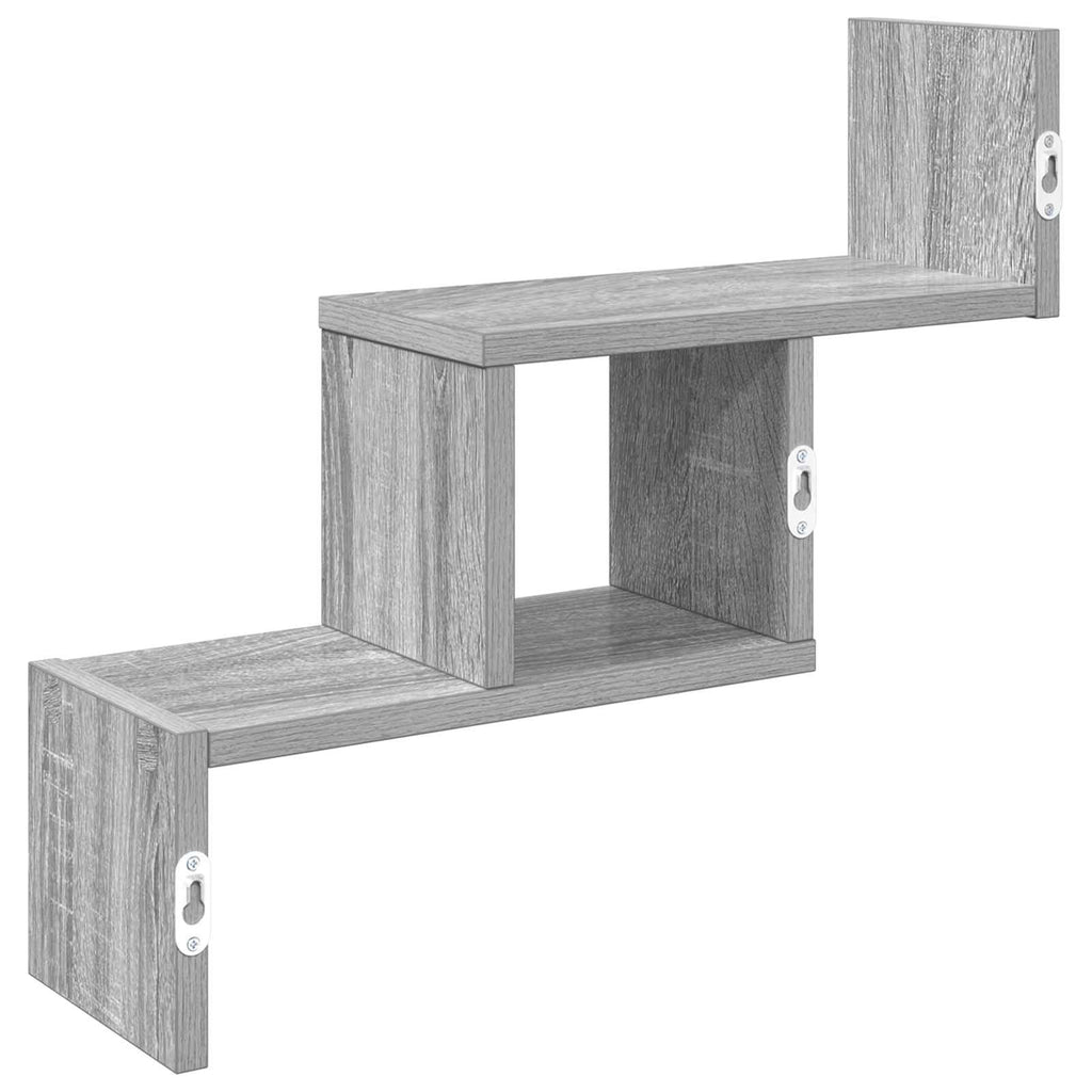 Wandregal Sonoma-Grau 48 x 15 x 42 cm Holzwerkstoff