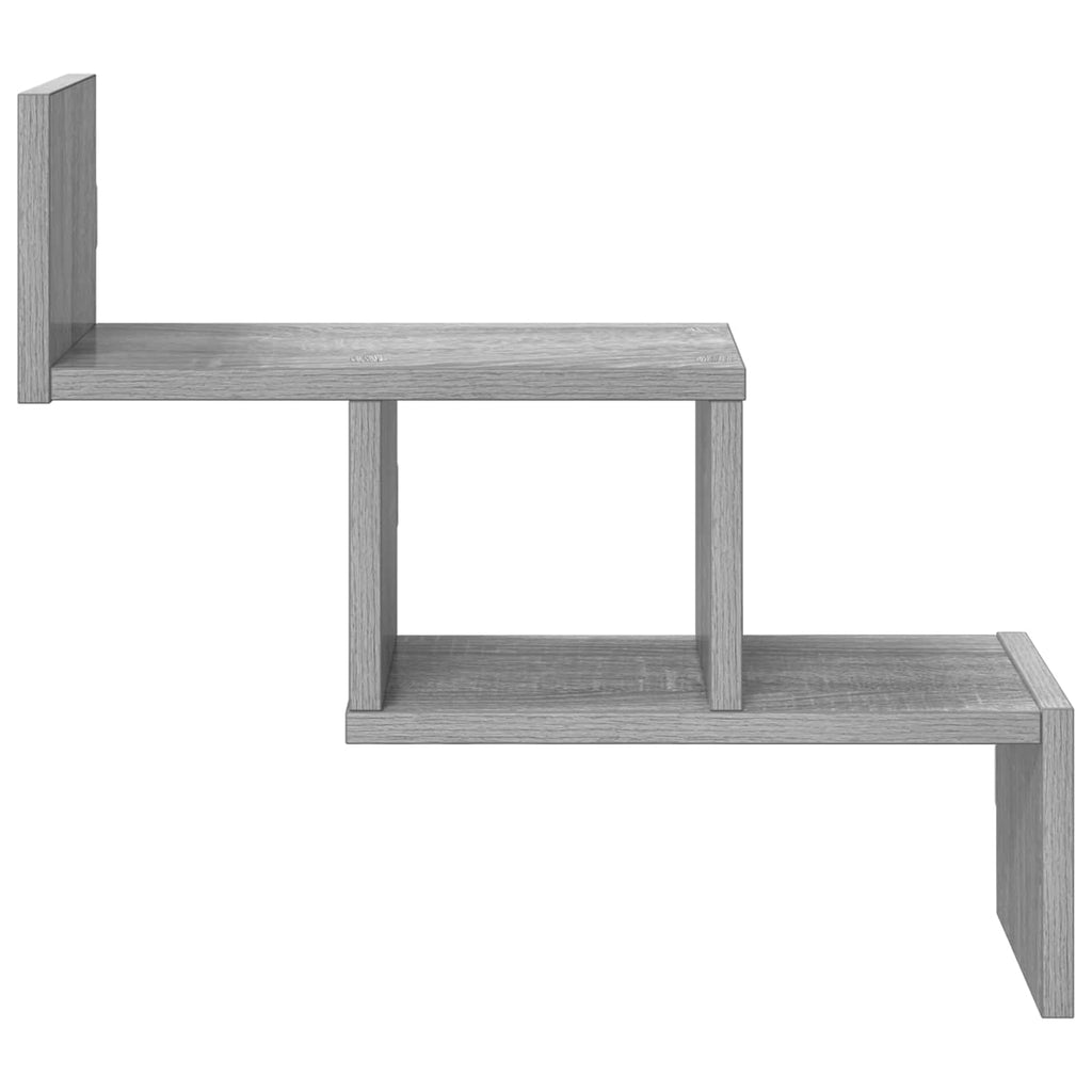 Wandregal Sonoma-Grau 48 x 15 x 42 cm Holzwerkstoff
