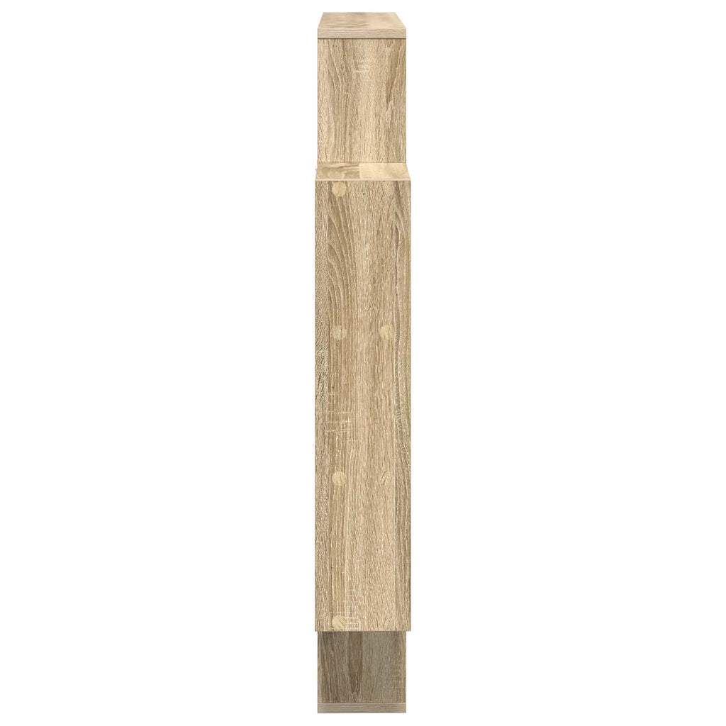 Wandregal Sonoma-Eiche 100 x 13 x 100 cm Holzwerkstoff