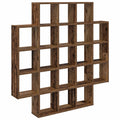 Wandregal Altholz 100 x 13 x 100 cm Holzwerkstoff