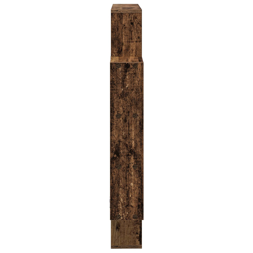 Wandregal Altholz 100 x 13 x 100 cm Holzwerkstoff