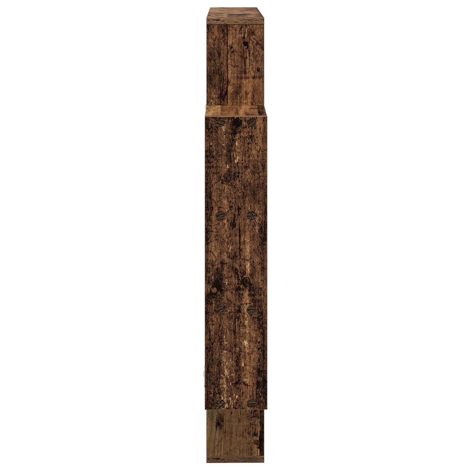 Wandregal Altholz 100 x 13 x 100 cm Holzwerkstoff