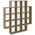 Wandregal Artisan-Eiche 100 x 13 x 100 cm Holzwerkstoff
