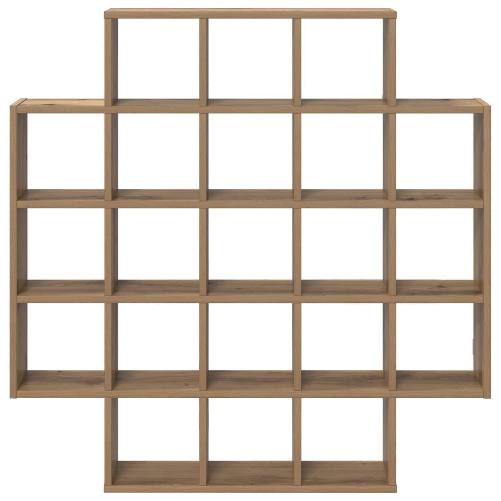 Wandregal Artisan-Eiche 100 x 13 x 100 cm Holzwerkstoff