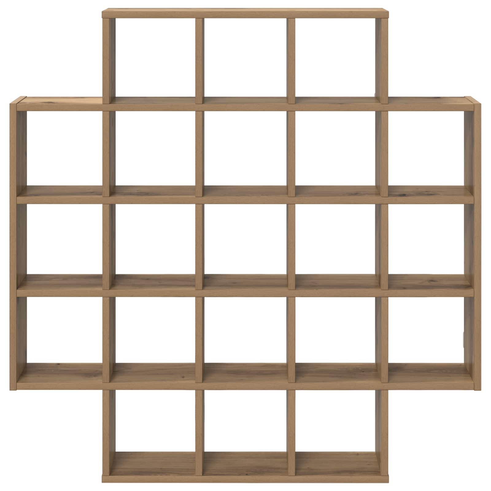 Wandregal Artisan-Eiche 100 x 13 x 100 cm Holzwerkstoff
