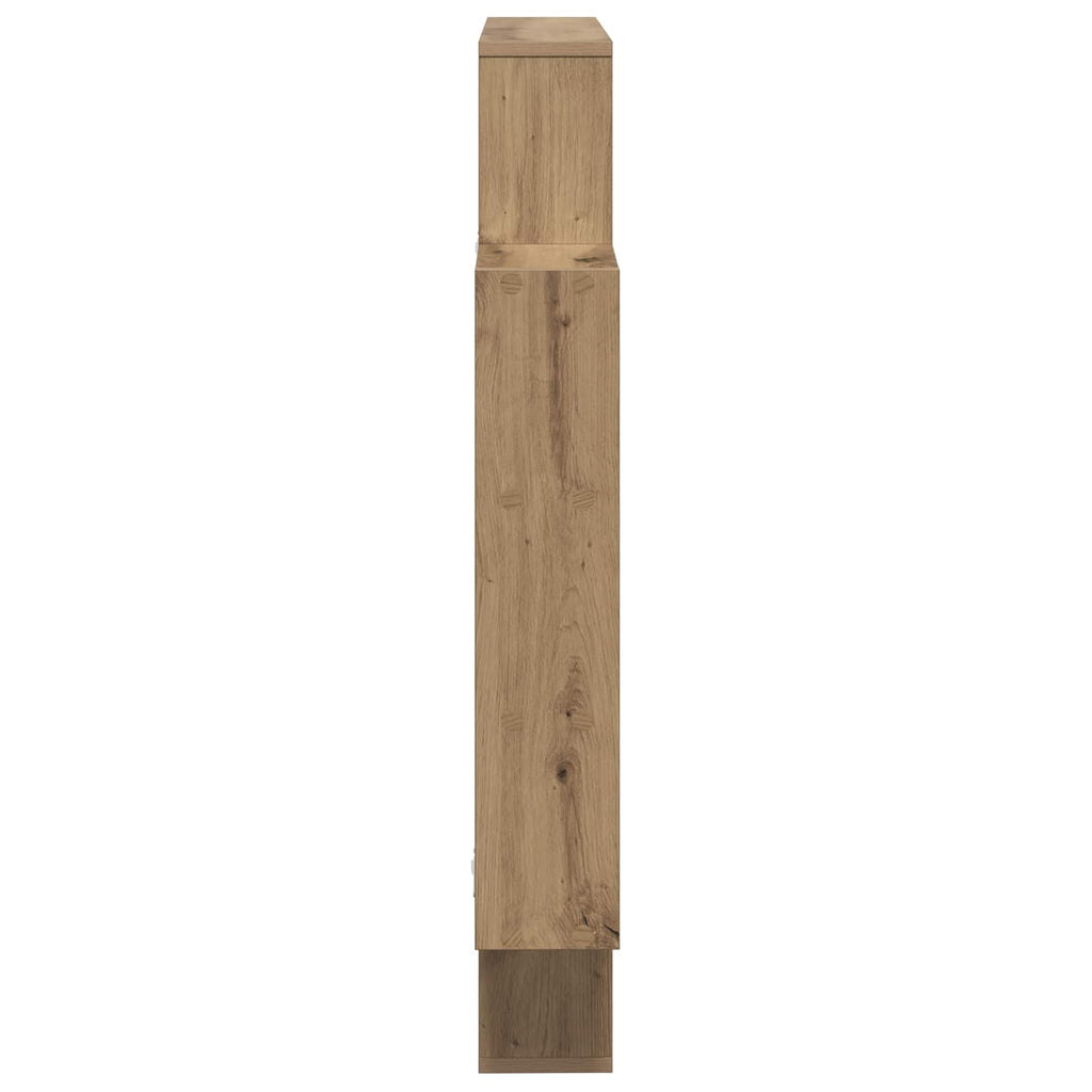 Wandregal Artisan-Eiche 100 x 13 x 100 cm Holzwerkstoff