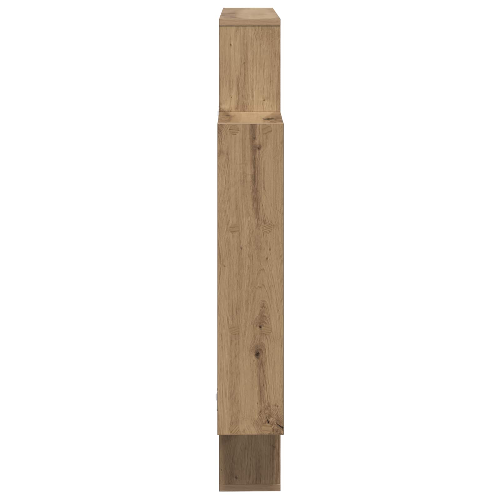 Wandregal Artisan-Eiche 100 x 13 x 100 cm Holzwerkstoff