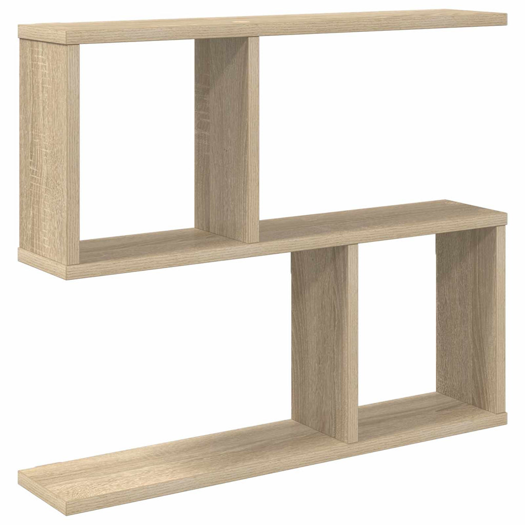 Wandregal Sonoma-Eiche 60 x 12 x 50,5 cm Holzwerkstoff