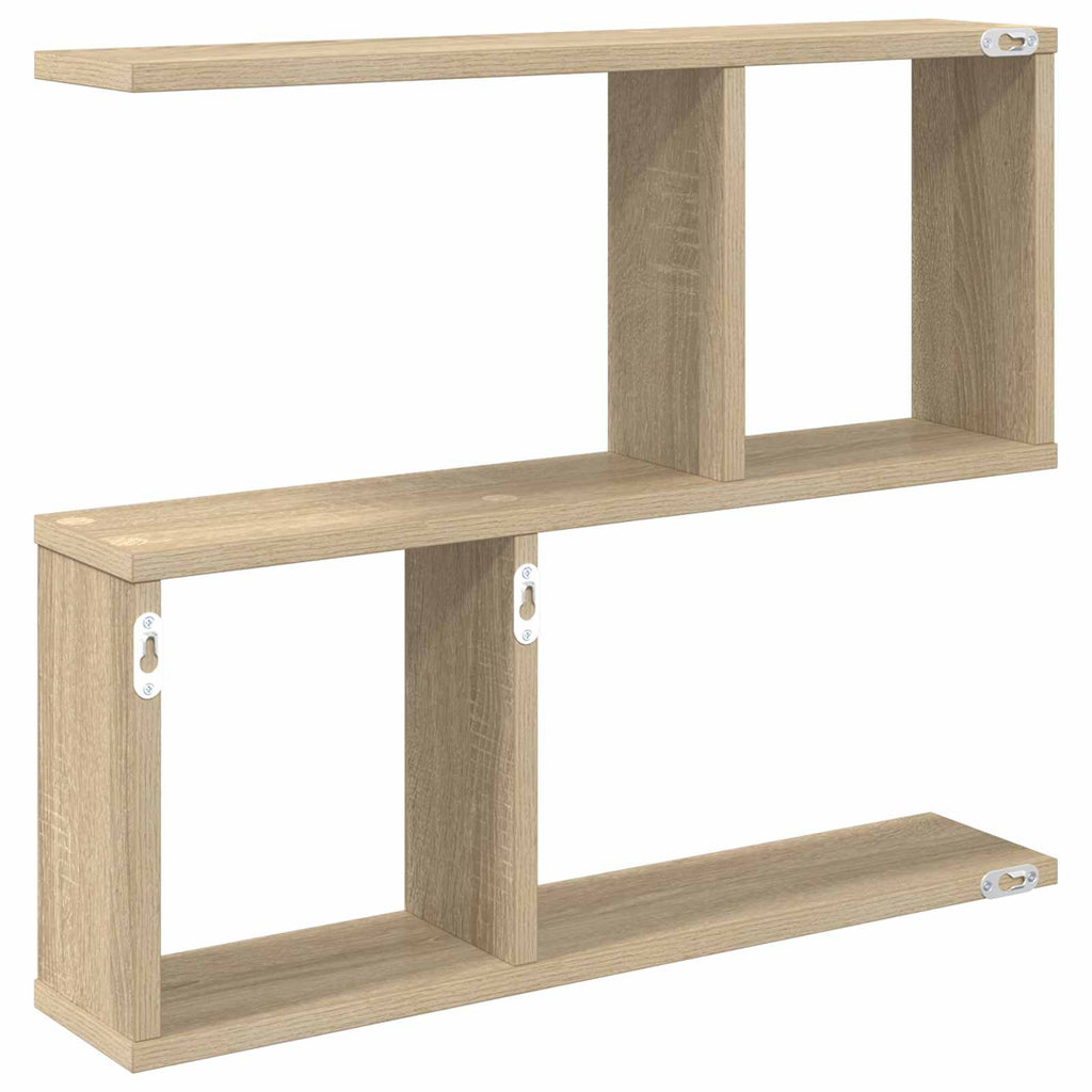 Wandregal Sonoma-Eiche 60 x 12 x 50,5 cm Holzwerkstoff