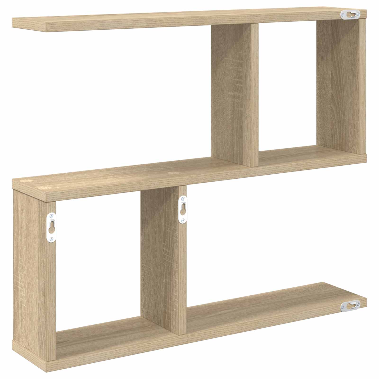 Wandregal Sonoma-Eiche 60 x 12 x 50,5 cm Holzwerkstoff