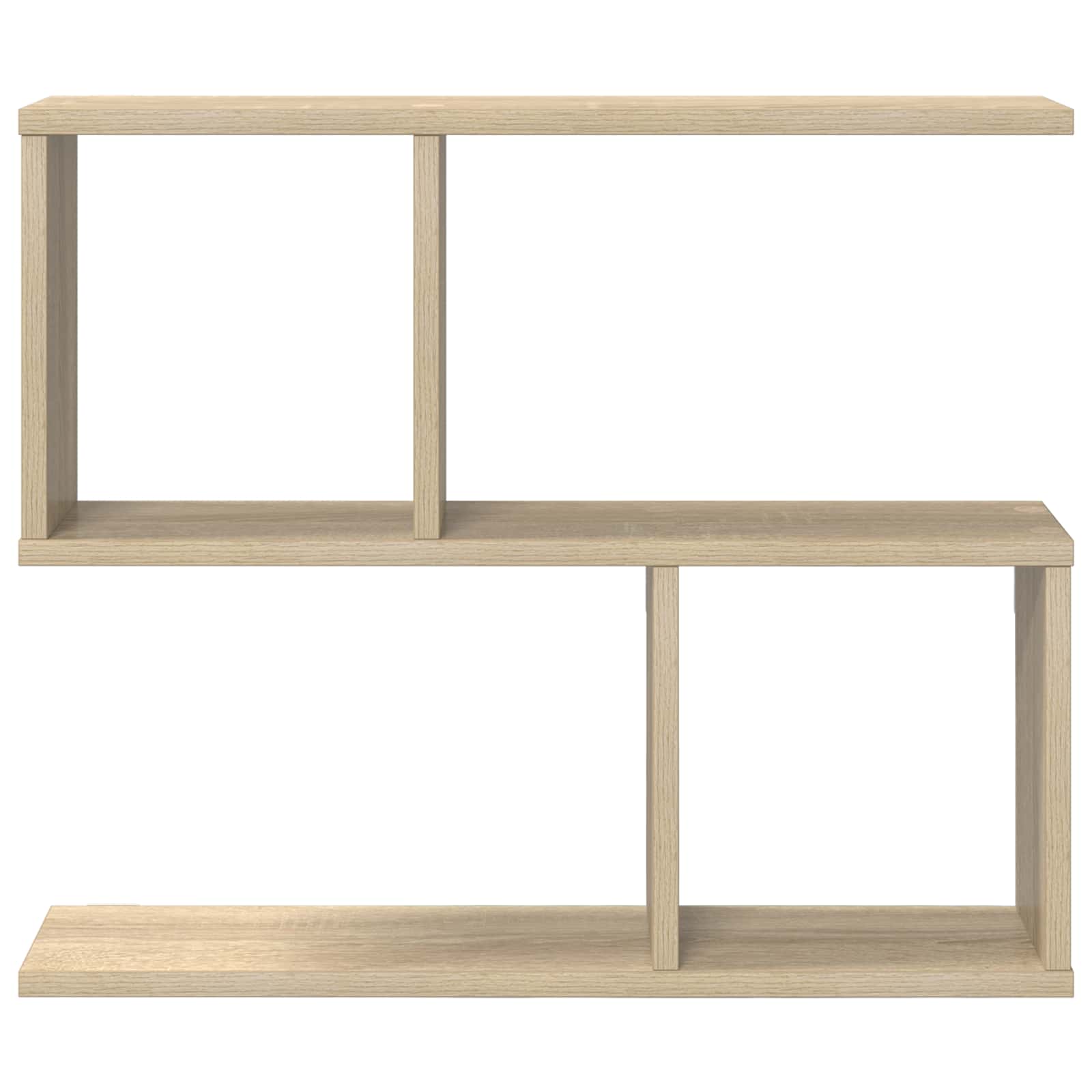 Wandregal Sonoma-Eiche 60 x 12 x 50,5 cm Holzwerkstoff