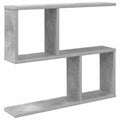 Wandregal Betongrau 60 x 12 x 50,5 cm Holzwerkstoff