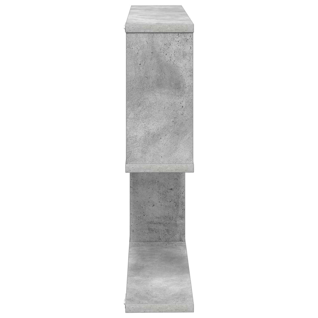 Wandregal Betongrau 60 x 12 x 50,5 cm Holzwerkstoff