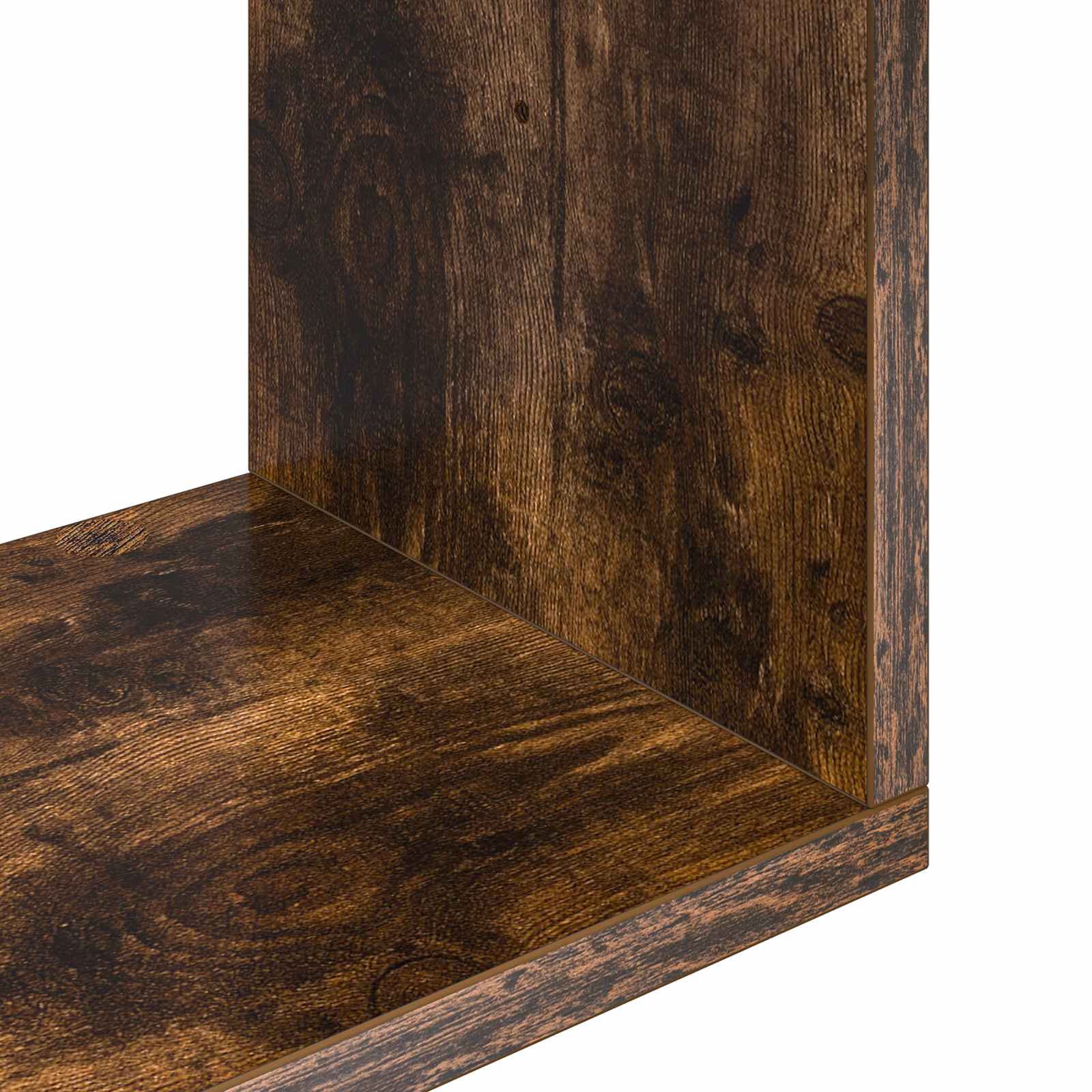 Wandregal Raucheiche 60 x 12 x 50,5 cm Holzwerkstoff