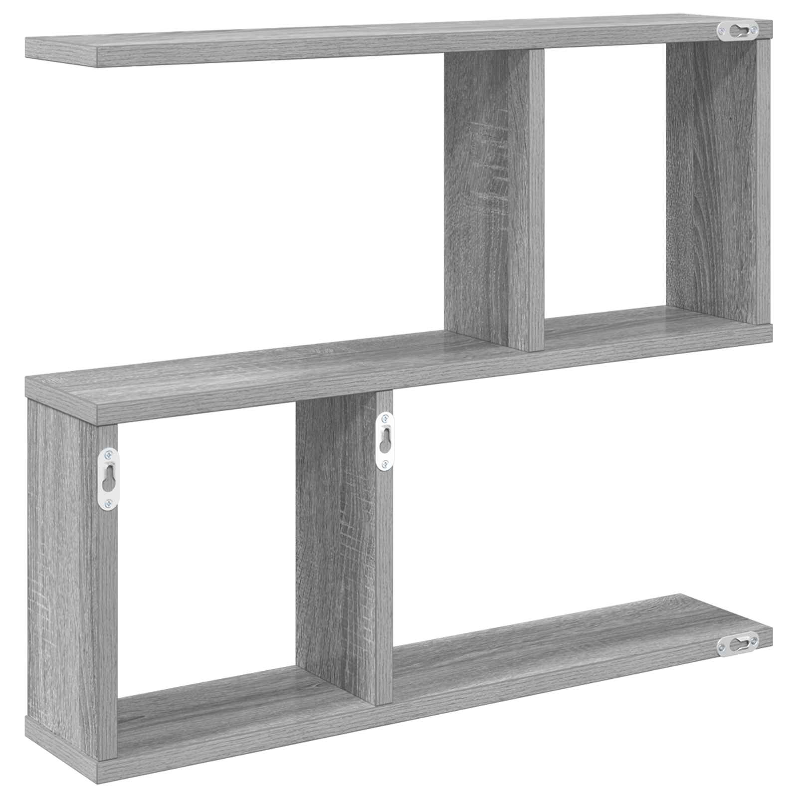 Wandregal Sonoma-Grau 60 x 12 x 50,5 cm Holzwerkstoff