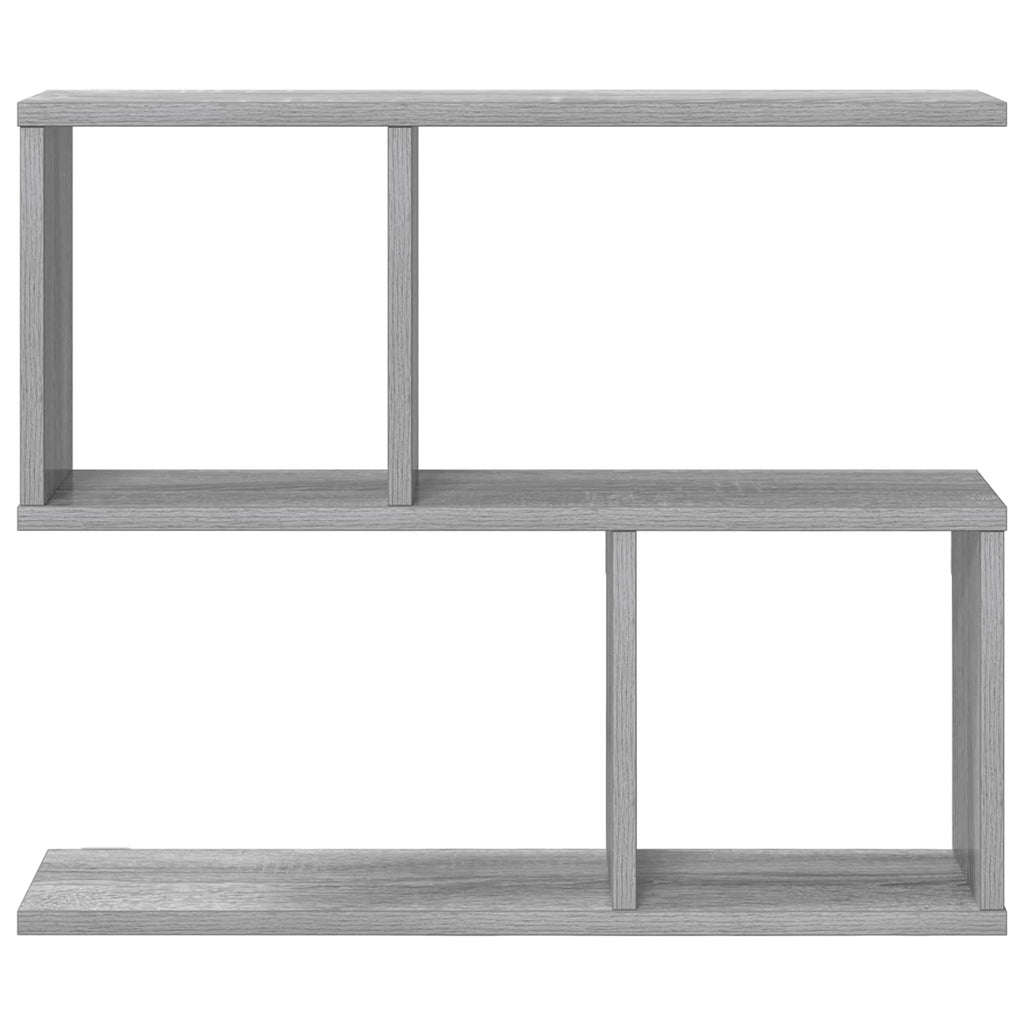 Wandregal Sonoma-Grau 60 x 12 x 50,5 cm Holzwerkstoff