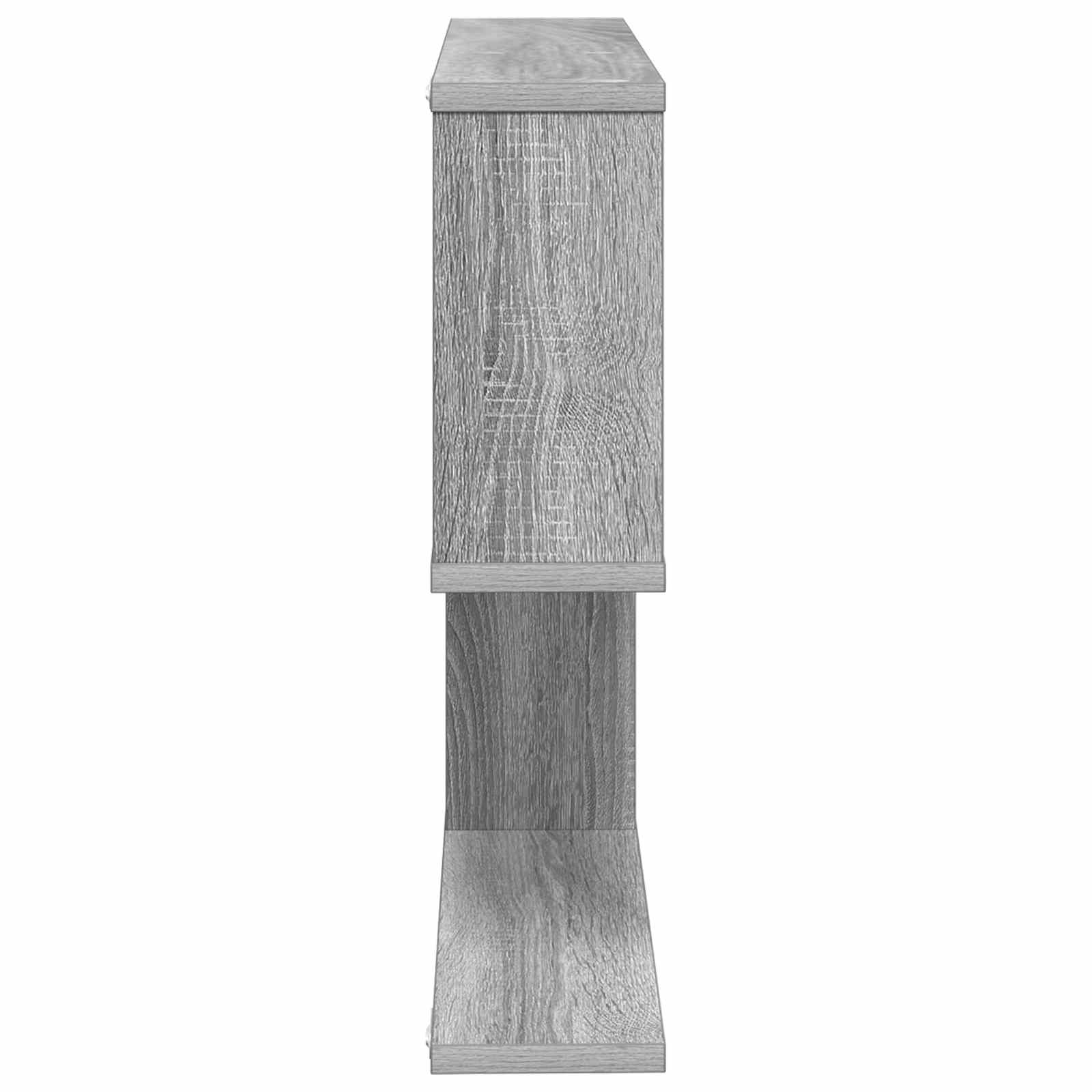 Wandregal Sonoma-Grau 60 x 12 x 50,5 cm Holzwerkstoff