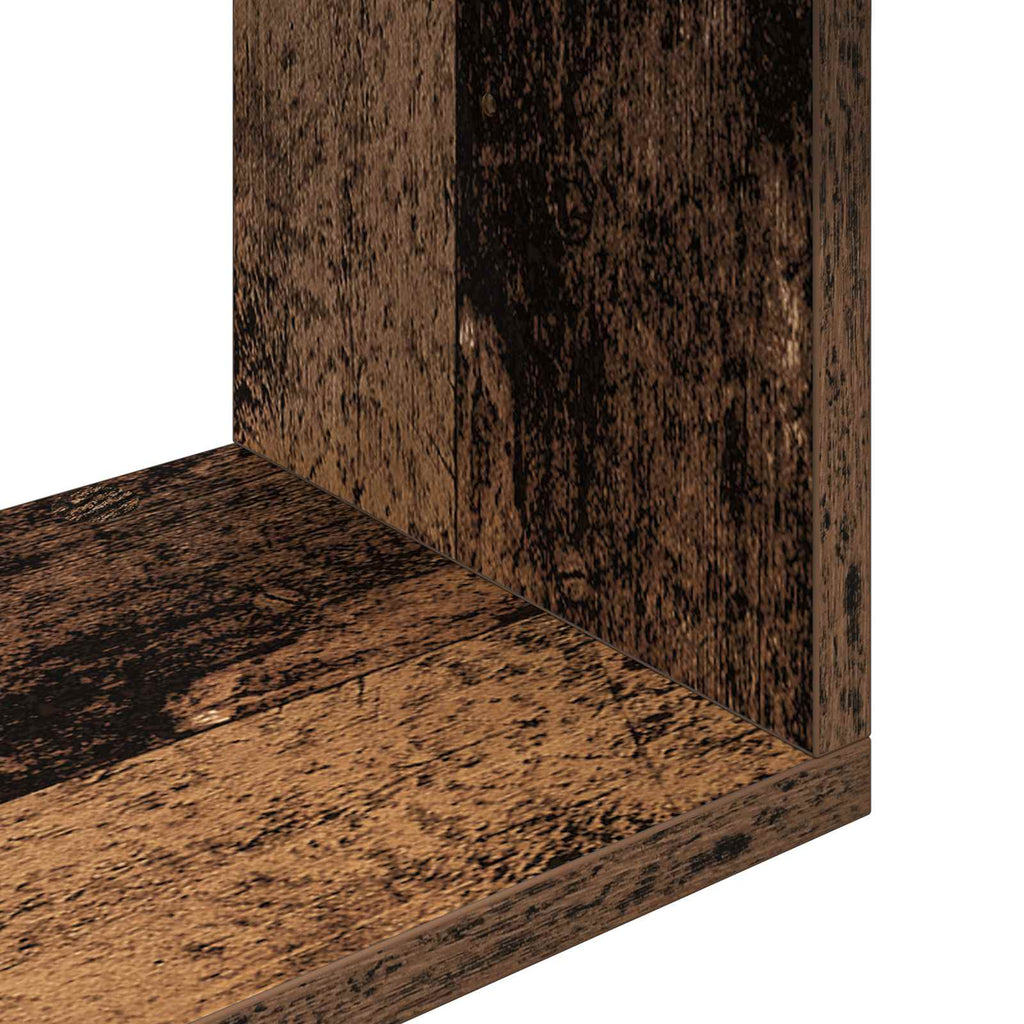 Wandregal Altholz 60 x 12 x 50,5 cm Holzwerkstoff