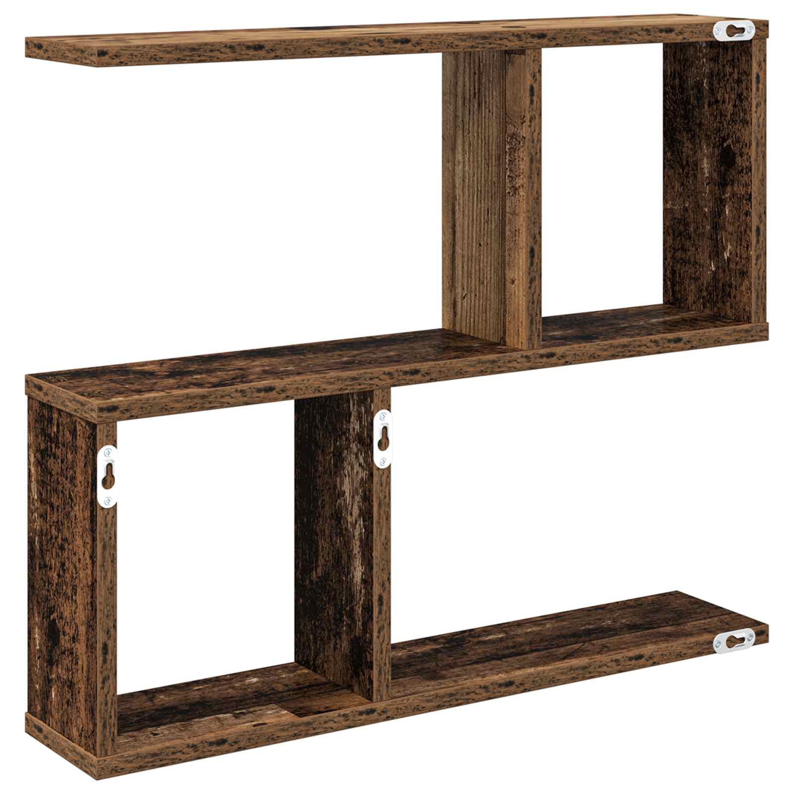 Wandregal Altholz 60 x 12 x 50,5 cm Holzwerkstoff