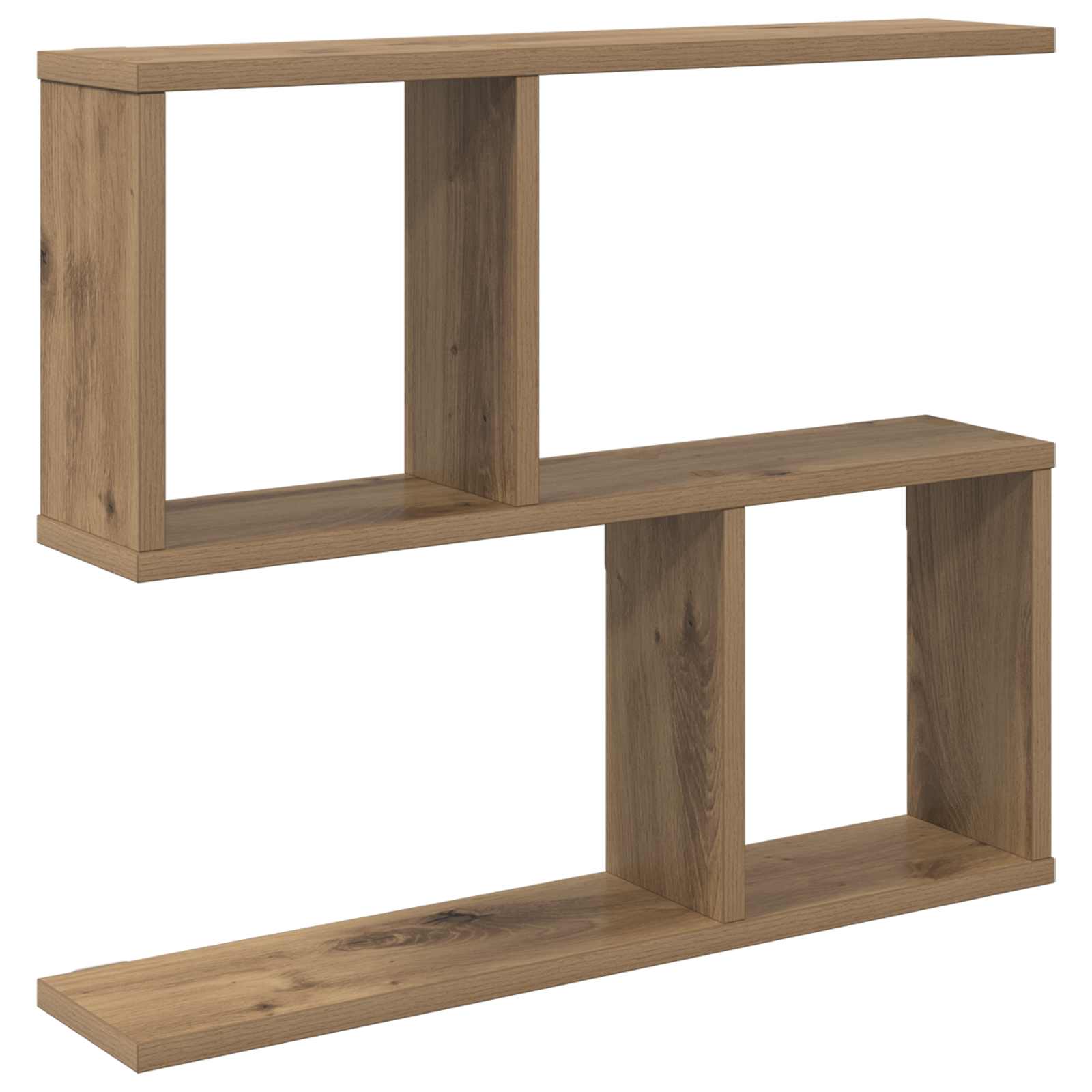 Wandregal Artisan-Eiche 60 x 12 x 50,5 cm Holzwerkstoff