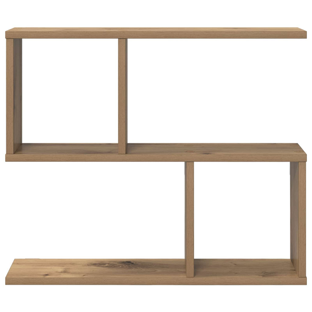 Wandregal Artisan-Eiche 60 x 12 x 50,5 cm Holzwerkstoff