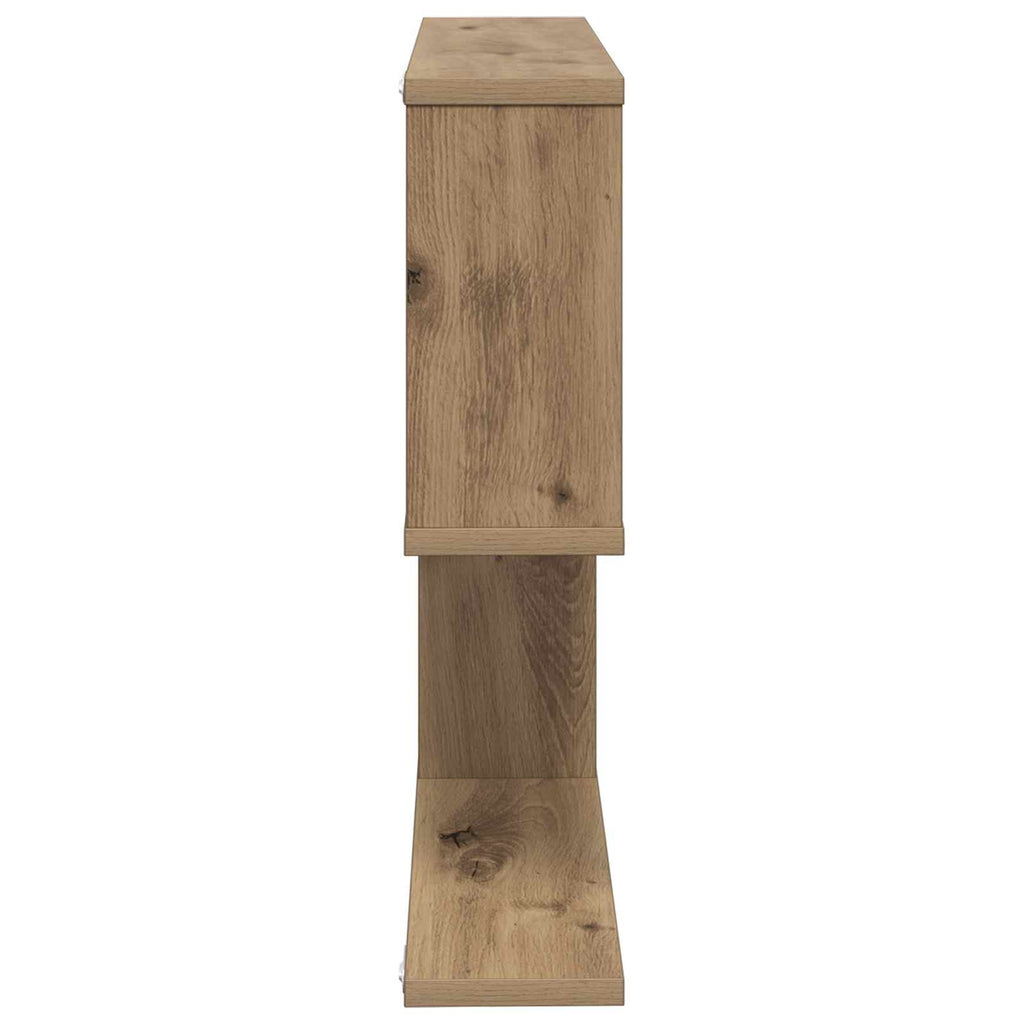 Wandregal Artisan-Eiche 60 x 12 x 50,5 cm Holzwerkstoff