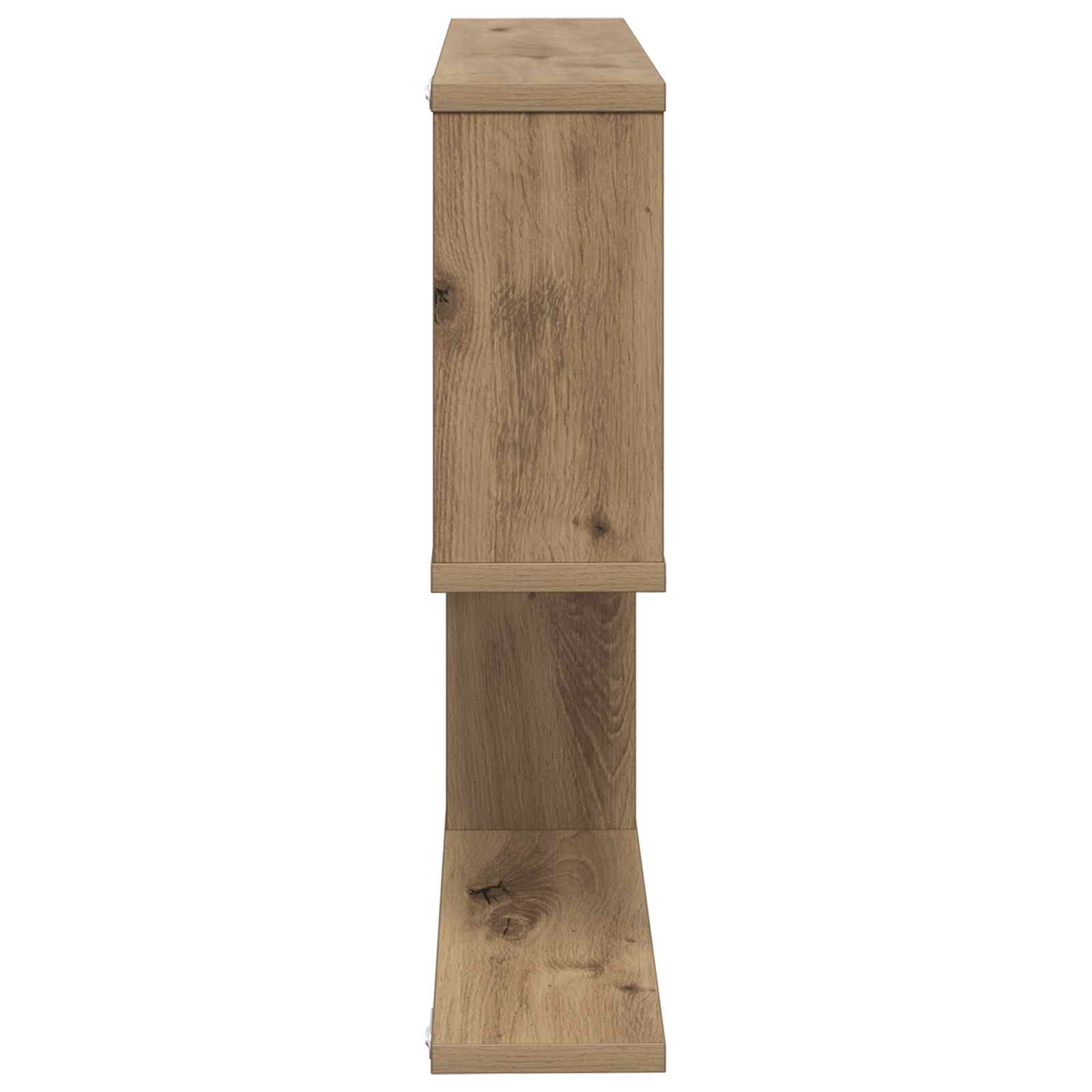 Wandregal Artisan-Eiche 60 x 12 x 50,5 cm Holzwerkstoff