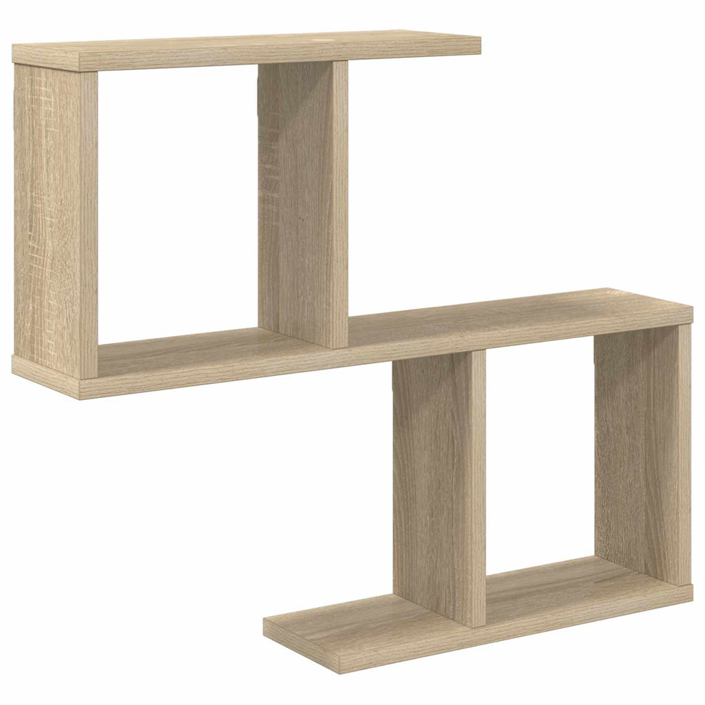 Wandregal Sonoma-Eiche 60 x 12 x 50,5 cm Holzwerkstoff