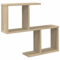Wandregal Sonoma-Eiche 60 x 12 x 50,5 cm Holzwerkstoff