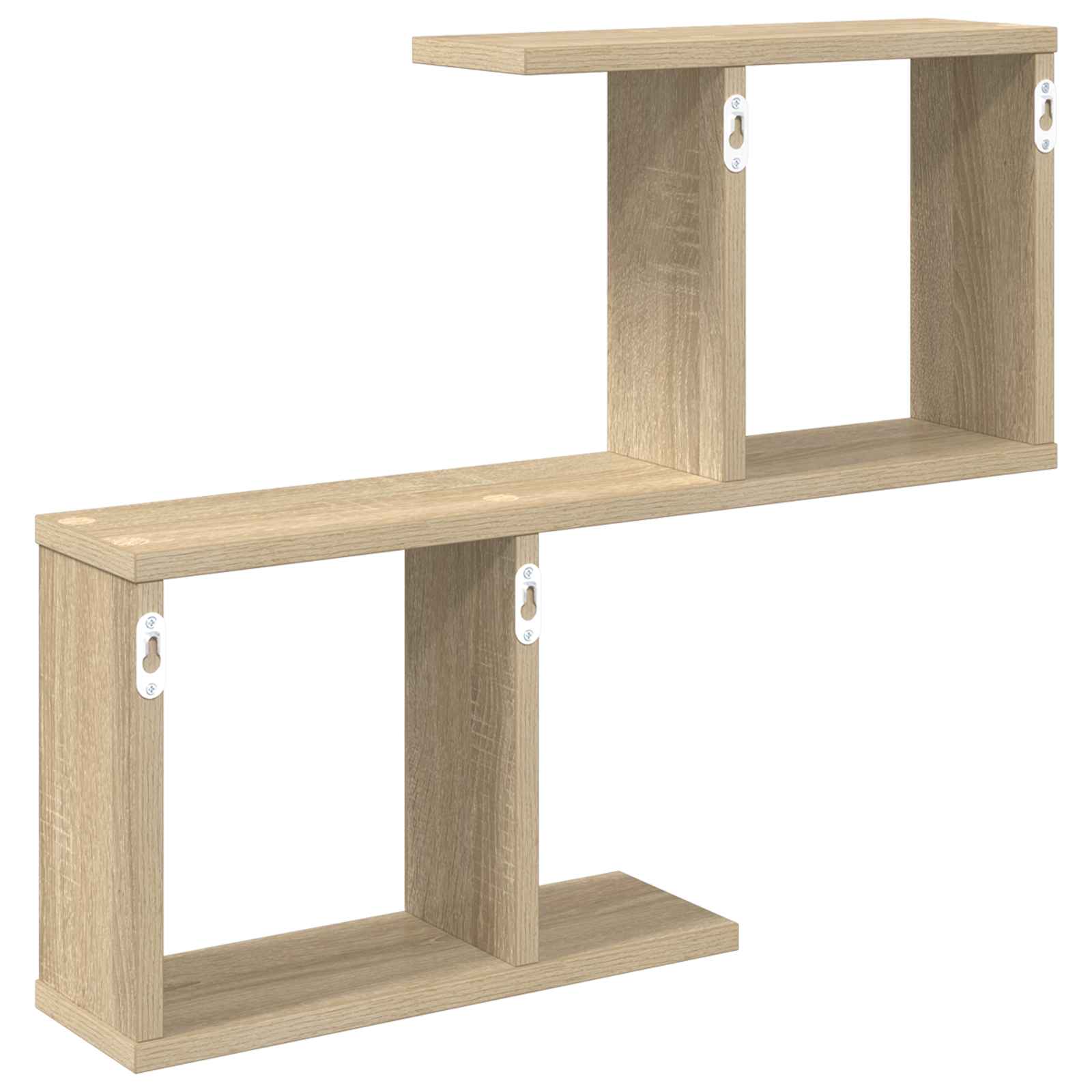Wandregal Sonoma-Eiche 60 x 12 x 50,5 cm Holzwerkstoff